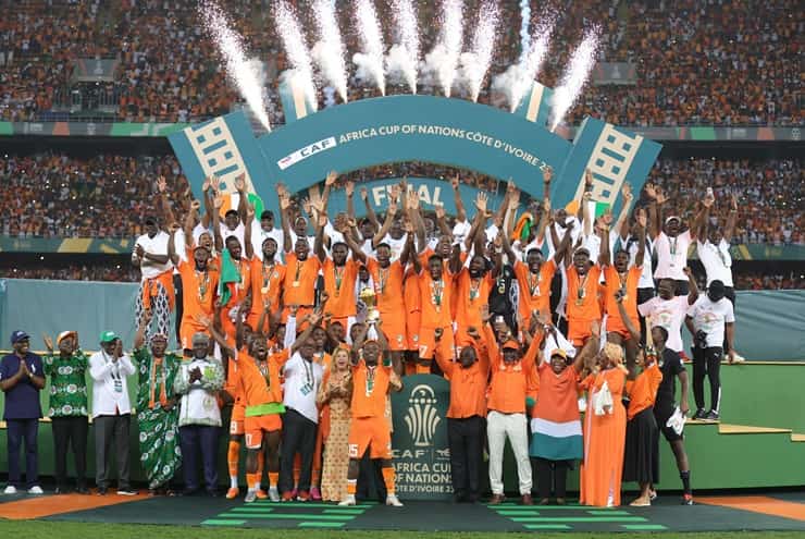 La Costa d’Avorio festeggia la vittoria nella Coppa d’Africa 2023