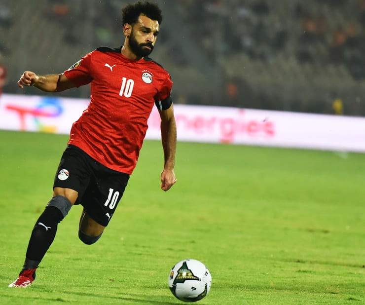 Mohamed Salah con la maglia della Nazionale egiziana