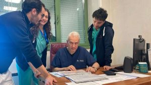 Prof. Andrea Natale con allievi