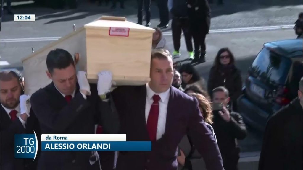 Roma, funerali Riccardo Minghetti