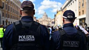 Polizia Locale di Roma Capitale a San Pietro