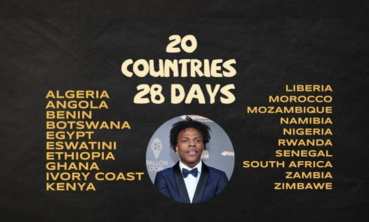 Il tour di IShowSpeed “Speed Does Africa”