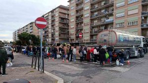 Mancanza acqua via Prenestina