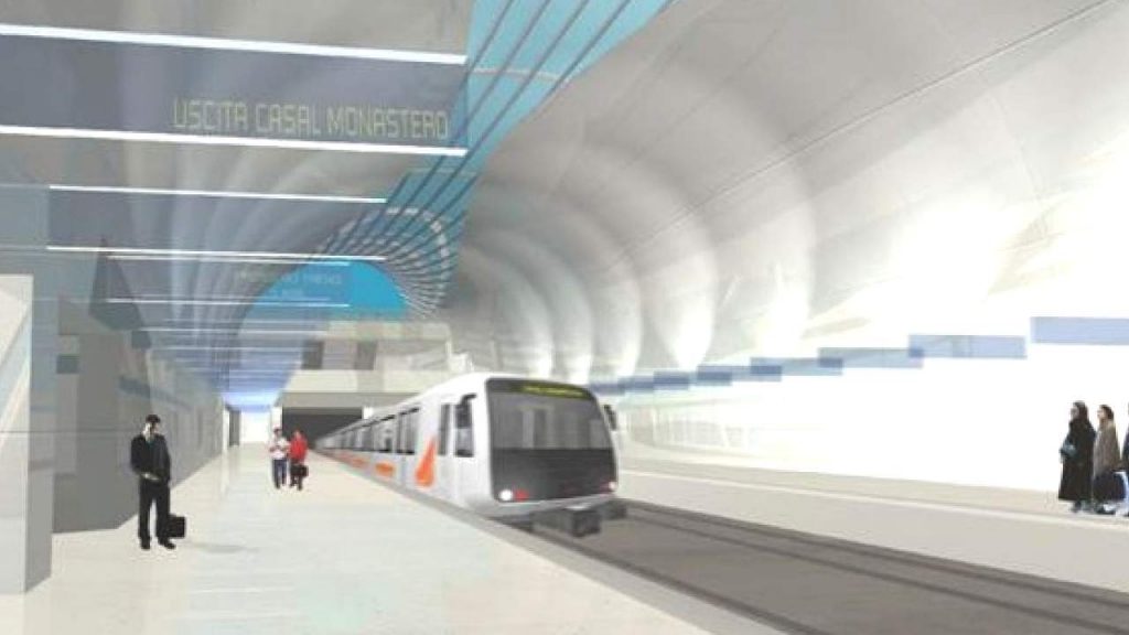 Metro B Casal Monastero rendering