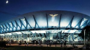Rendering Stadio Flaminio, SS Lazio