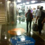 Maltempo. Metro di Roma, allagamenti